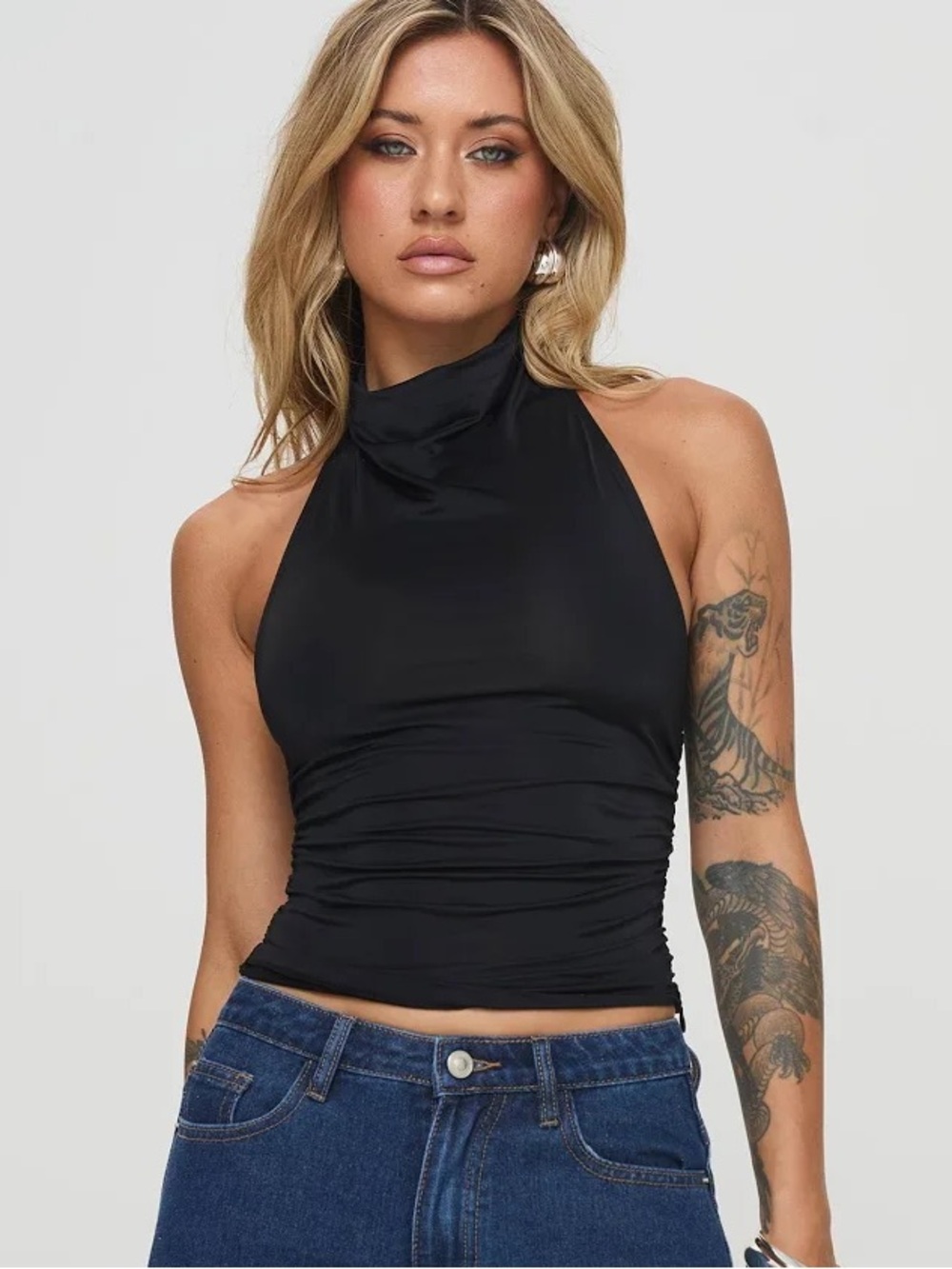 Princess Polly High Neck Top
